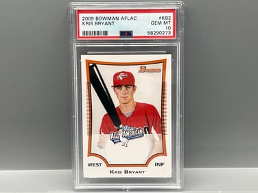 2009 Bowman Aflac Kris Bryant Prospect/RC #KB2 PSA Gem Mint 10