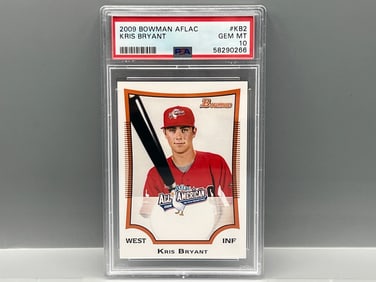 2009 Bowman Aflac Kris Bryant Prospect/RC #KB2 PSA Gem Mint 10