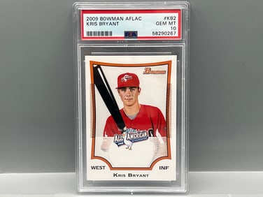 2009 Bowman Aflac Kris Bryant Prospect/RC #KB2 PSA Gem Mint 10