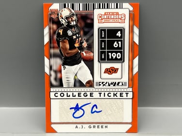 2020 Panini Contenders Draft Picks A.J. Green RC Auto #237