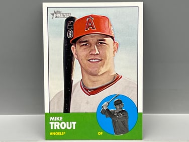2012 Topps Heritage Mike Trout #207