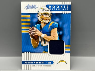 2020 Panini Absolute Justin Herbert Rookie Materials Relic #3