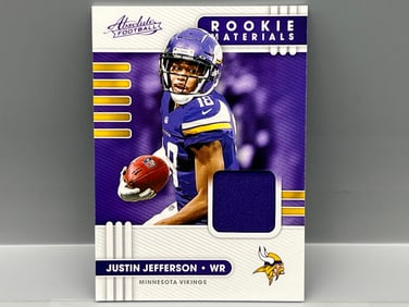 2020 Panini Absolute Justin Jefferson Rookie Material Relic #13