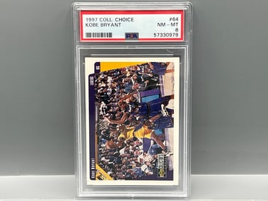 1997 Collector's Choice Kobe Bryant #64 PSA NM-MT 8