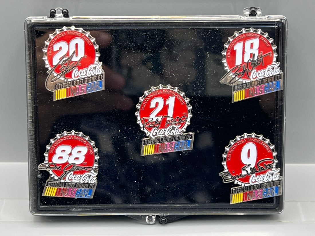 Nascar Coca Cola Driver Pin Set (1 of 5)