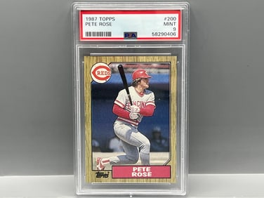 1987 Topps Pete Rose #200 PSA Mint 9