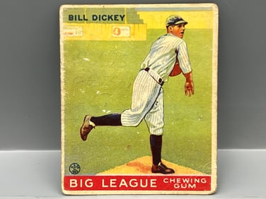 1933 Goudey Bill Dickey RC #19 (HOF) - Yankees