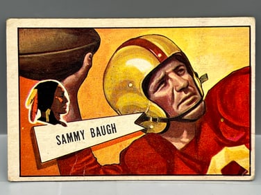 1952 Bowman Large #30 Sammy Baugh (HOF) - Redskins