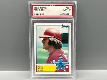 1983 Topps Pete Rose #397 PSA Mint 9