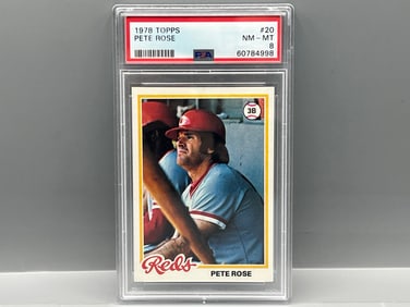 1978 Topps Pete Rose #20 PSA NM-MT 8