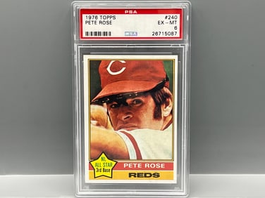 1976 Topps Pete Rose #240 PSA EX-MT 6
