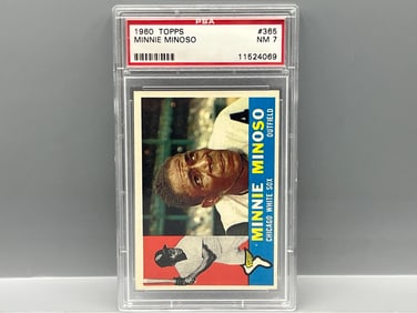 1960 Topps Minnie Minoso #365 PSA NM 7