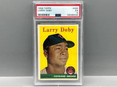 1958 Topps Larry Doby #424 PSA EX 5