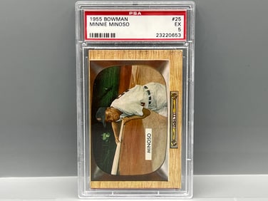 1955 Bowman Minnie Minoso #25 PSA EX 5