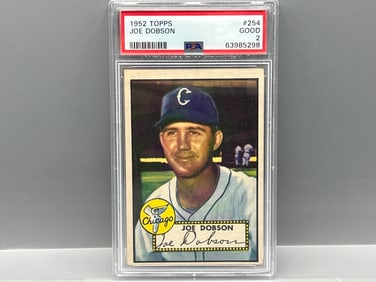 1952 Topps Joe Dobson #254 PSA GD 2