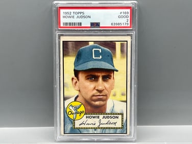 1952 Topps Howie Judson #169 PSA GD 2