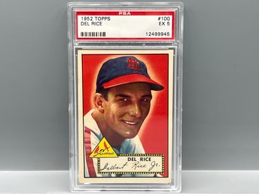 1952 Topps Del Rice #100 PSA EX 5