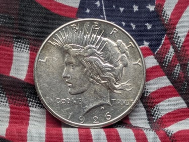 *BRIGHT & FLASHY - AU+* 1926-S Peace Silver Dollar
