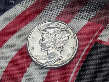 *BU* 1941-D Mercury Silver Dime