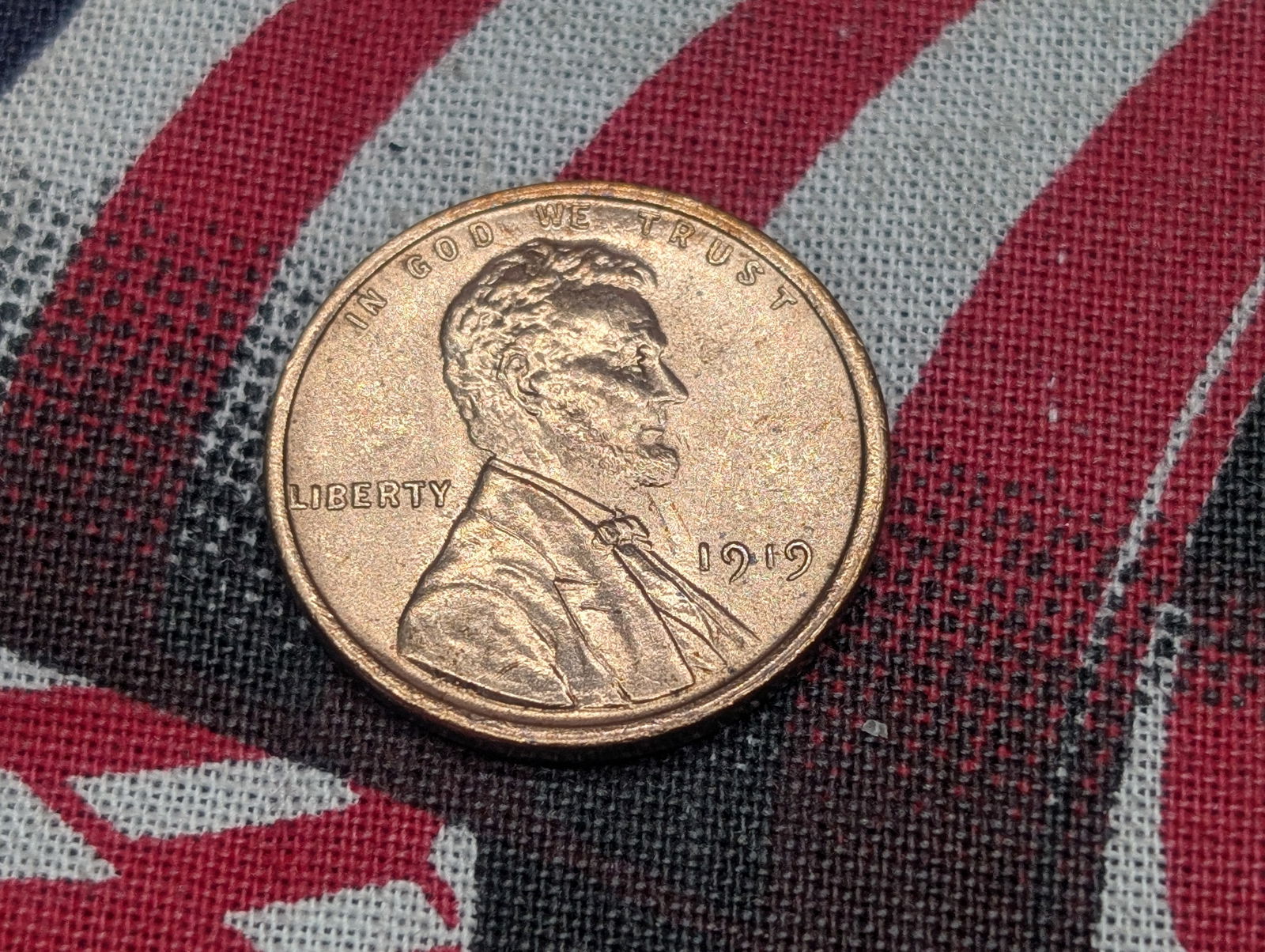 *BRILLIANT UNC* 1919 Lincoln Wheat Cent (1 of 2)