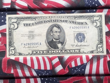 1953 A Series $5.00 Silver Certificate *XF*
