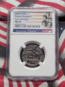 2023-S Eleanor Roosevelt Quarter - NGC MS67 *Early Release*