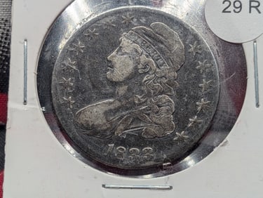 1833 Capped Bust Half Dollar