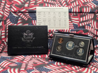1994-S U.S. Mint Premier Silver Proof Set in OGP w/ COA
