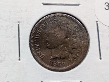1869 Indian Head Cent