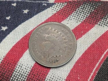 1867/67 Indian Head Cent