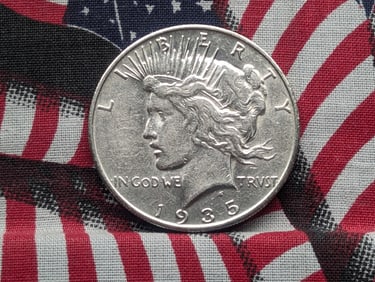 1935-S Peace Silver Dollar