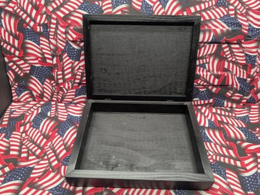 *EMPTY* Wooden Collector's Box w/ Various Reproduction Polish Coins Attached