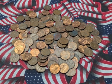 1 Lb. of 1981 & Earlier Copper Lincoln Cents