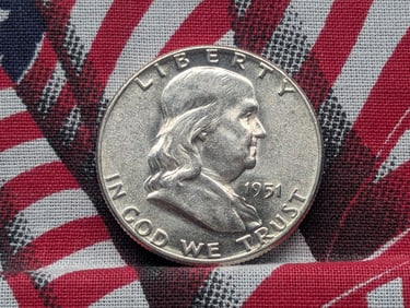 1951 Franklin Silver Half Dollar *GEM BU*