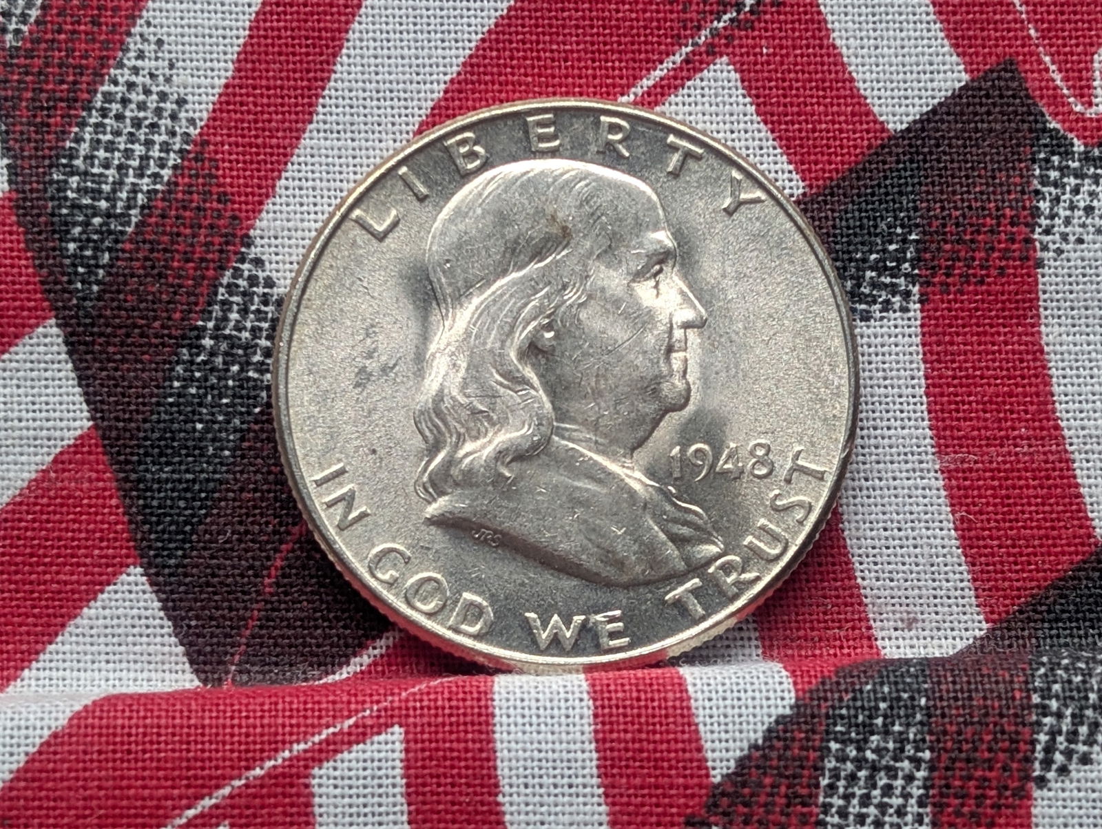 *GEM BU* 1948-D Franklin Silver Half Dollar (1 of 2)