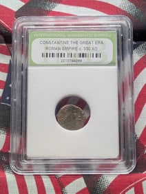 c. 330 AD Constantine the Great Era Roman Empire Coin - INB Cert.