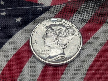 *BU* 1943-D Mercury Silver Dime