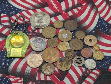 Grab Bag of Various Vintage & Modern Tokens