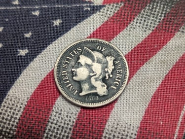 1868 Three Cent Nickel