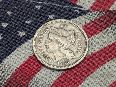 1865 Three Cent Nickel