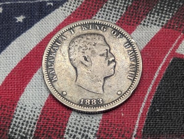 *VF* 1883 Hawaii Silver Quarter