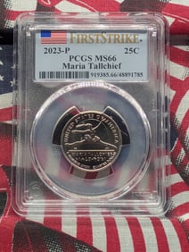 2023-P Maria Tallchief Quarter PCGS MS66