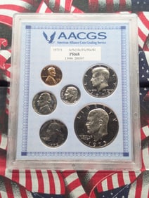 1973-S U.S. Proof Set - AACGS Cert. PR68