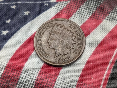 *XF DETAILS - KEY DATE* 1908-S Indian Head Cent