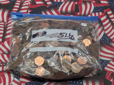 Approx 5 Pounds of Lincoln Memorial Cents