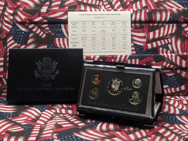 1995-S U.S. Mint Premier Silver Proof Set in OGP w/ COA