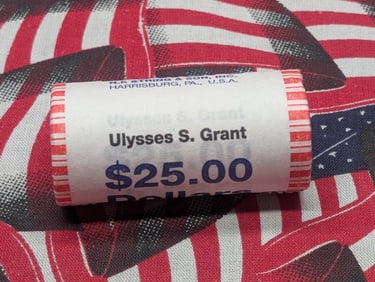 2011 Ulysses S. Grant Presidential Dollar Twenty Five Dollar Roll