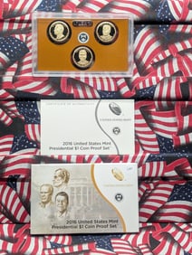2016-S US Presidential One Dollar Coin Proof Set in OGP