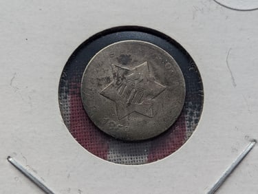 1852 Three Cent Nickel