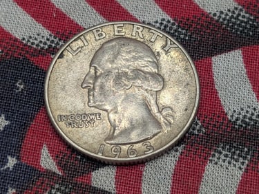 1963 Silver Washington Quarter